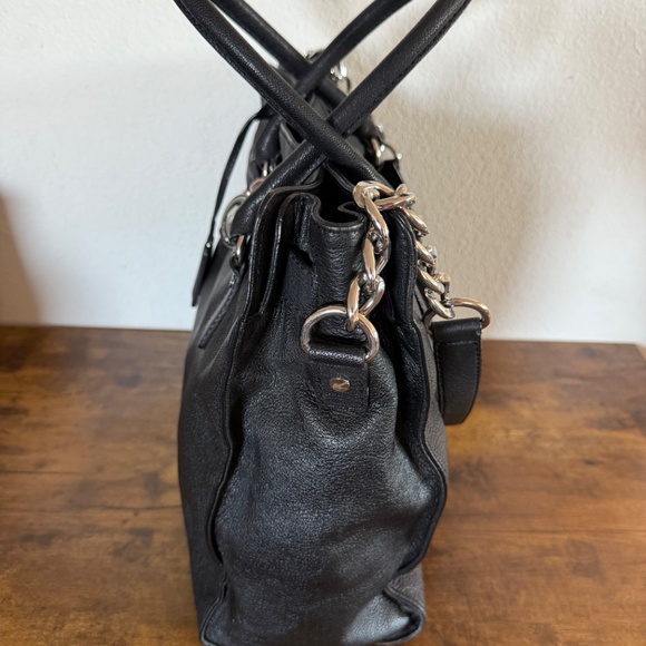 Michael Kors Hamilton Leather Satchel - Picture 3 of 10